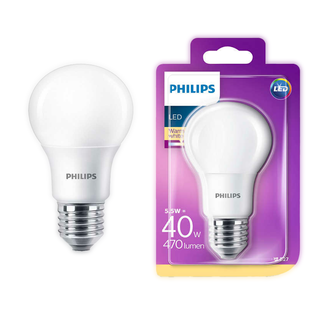 Philips 5,5W 220-240V E27 A60 Led Ampul - 2